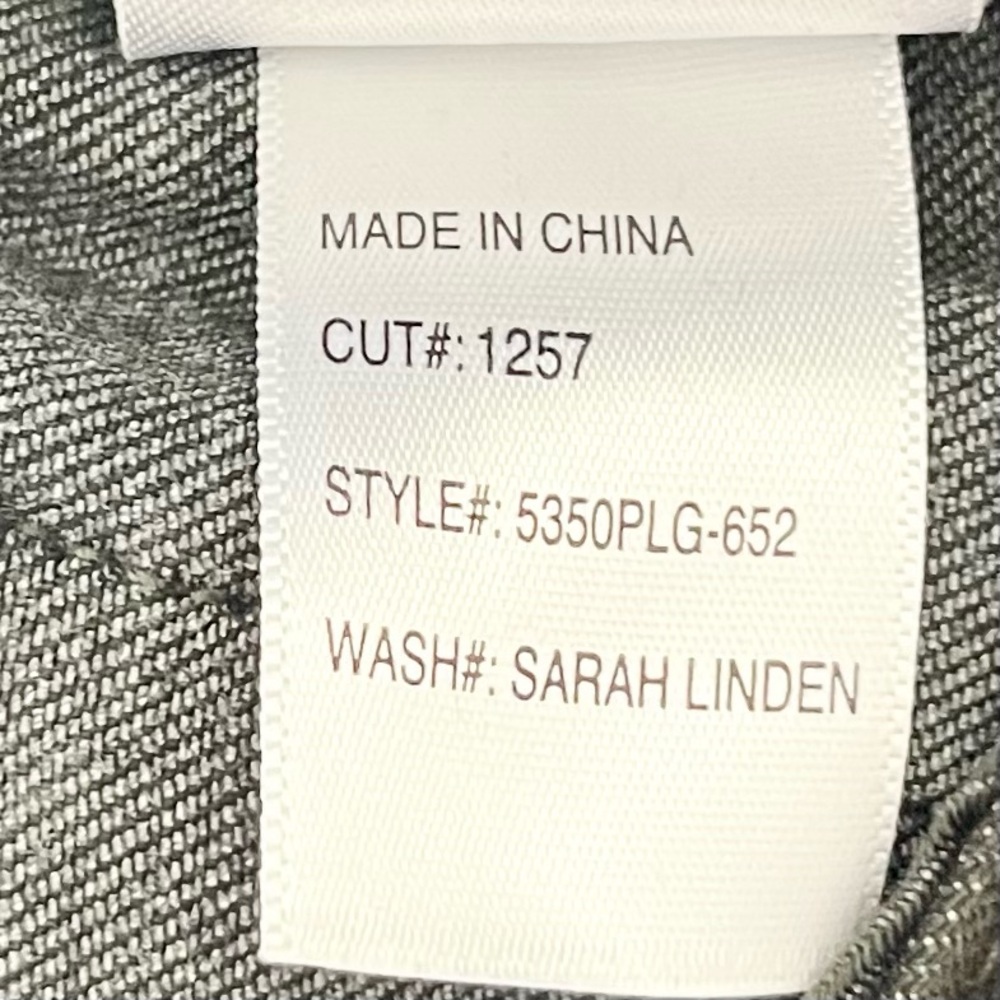 ARTICLES OF SOCIETY Mid-Rise Super Soft Ankle Skinny Green Denim Jeans 26 NWT - Picture 11 of 12